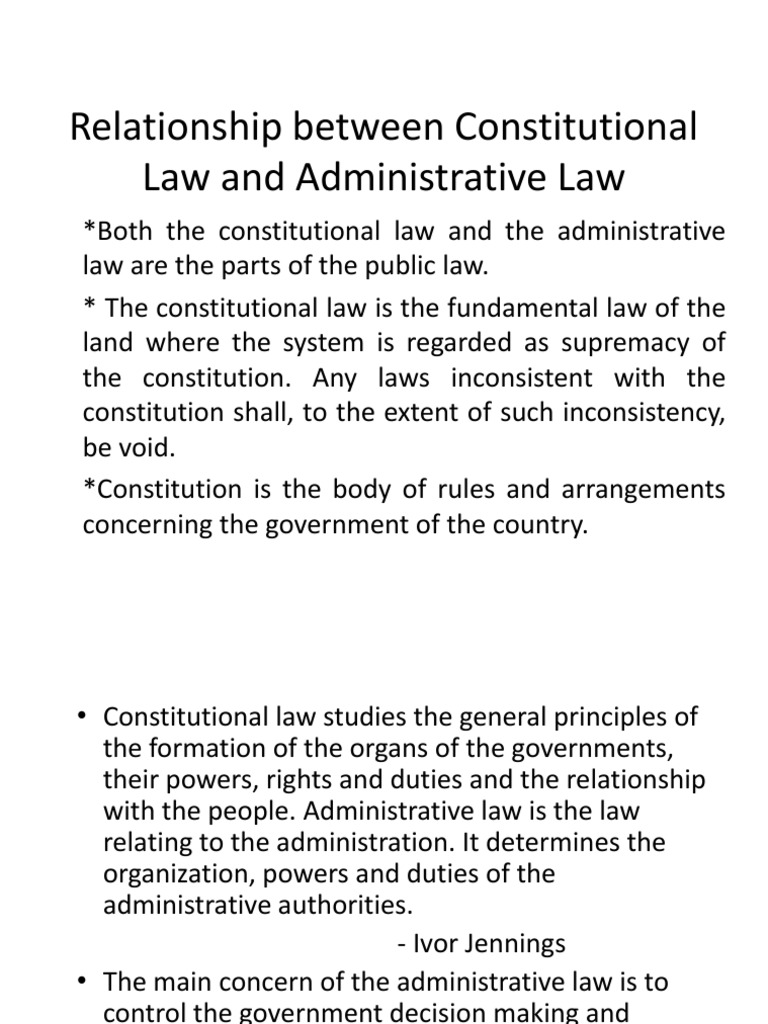 nature of administrative law